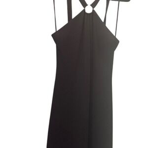 Sleeveless Halter Neck Black Dress‎ Party Cocktail Evening Special Occasion